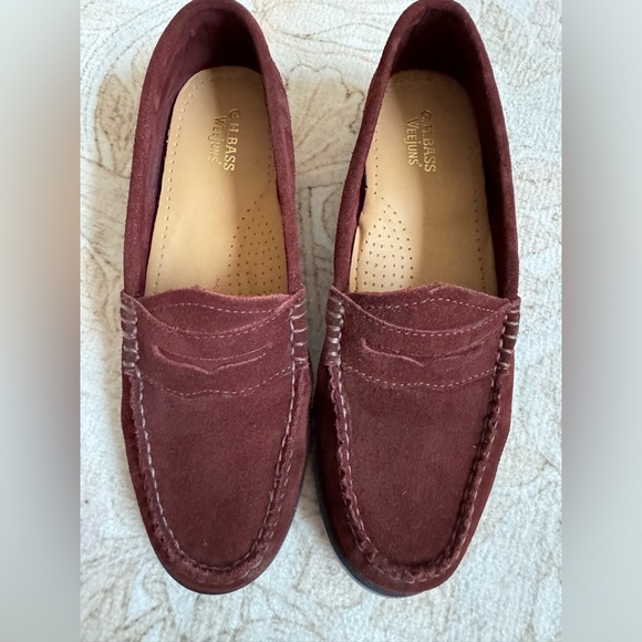 G.H Bass Whitney Hairy Suede Loafer - 7.5 - Picture 5 of 7